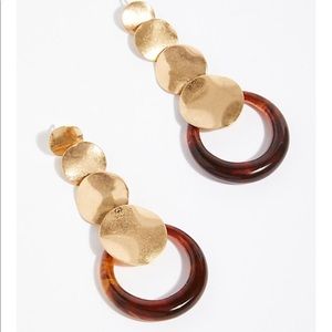 Free people gold dust earring
